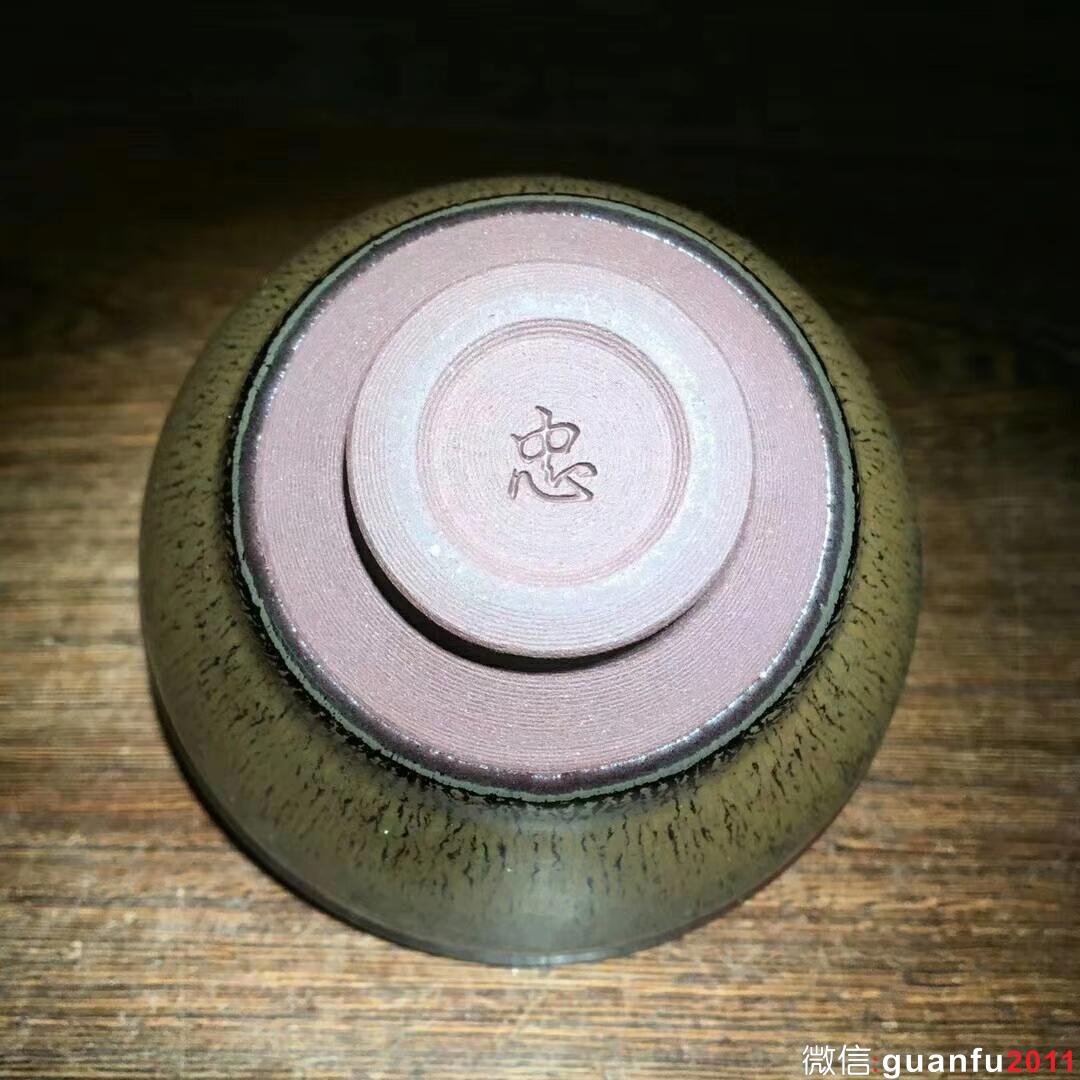 紫氣東來～兔毫大師之作，里外滿毫！葉禮忠?guī)煾底髌罚趶?.1高5.6