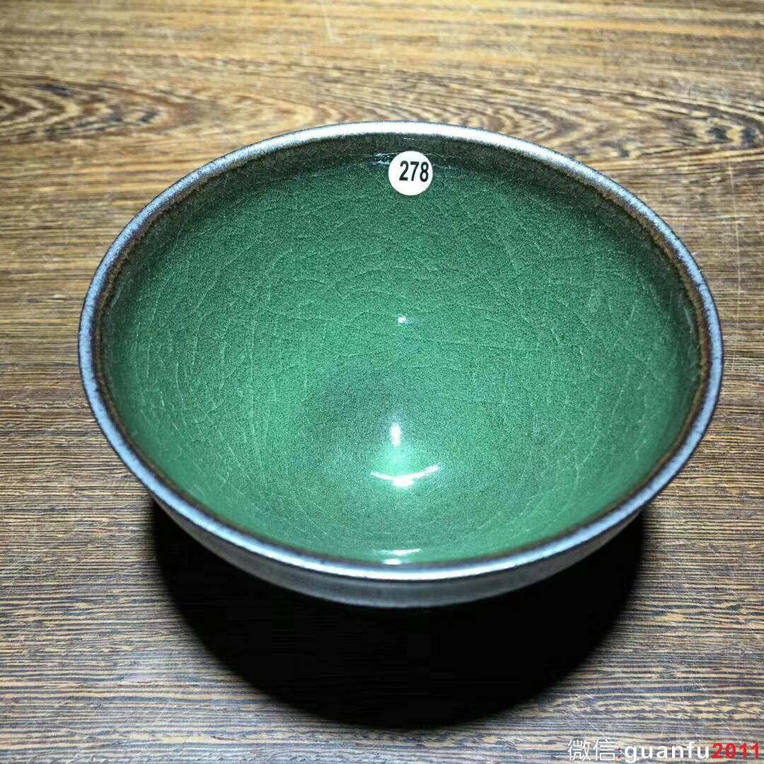 龍窯柴燒作品：翡翠綠冰裂紋！ 范永壽師傅作品！