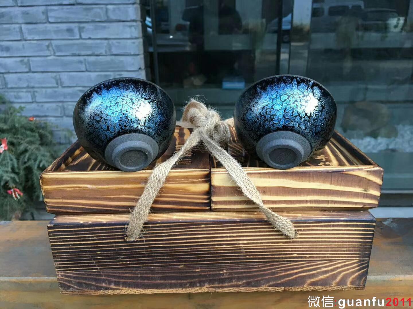 天眼對杯～建窯四杰陳葉琦師傅作品！