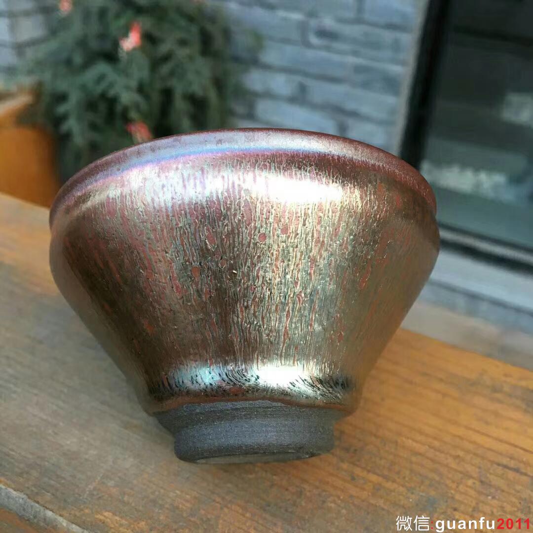 黎躍龍師傅作品～金絲玉毫！ 口徑9高5.3