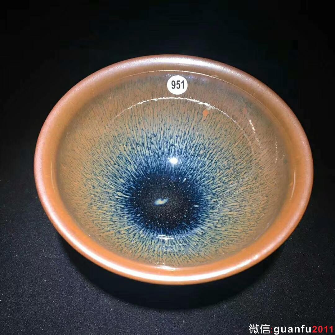 國大師～孫建興老師作品：柴燒兔毫！完美品相！ 口徑9高4.9