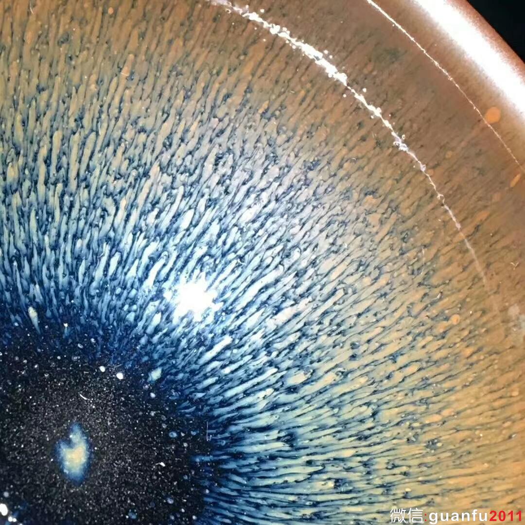 國大師～孫建興老師作品：柴燒兔毫！完美品相！ 口徑9高4.9