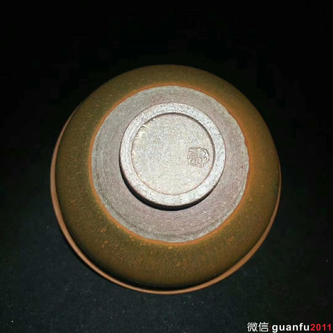 國大師～孫建興老師作品：柴燒兔毫！完美品相！ 口徑9高4.9