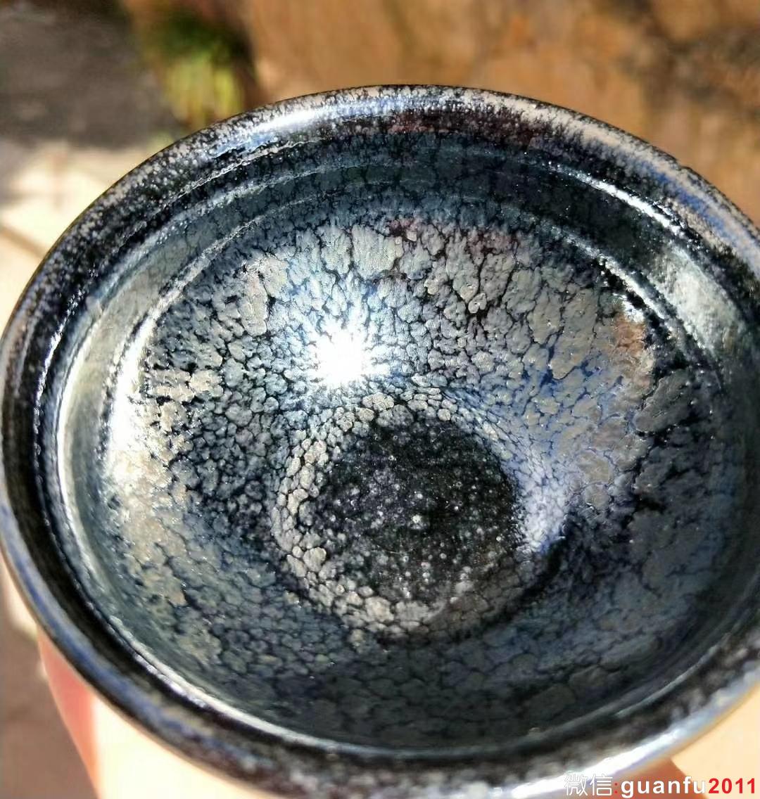 建盞三大泰斗之一【孫建興】老師 國家級非物質(zhì)文化遺產(chǎn)代表性傳承人 收藏系列 早期云油滴·極品