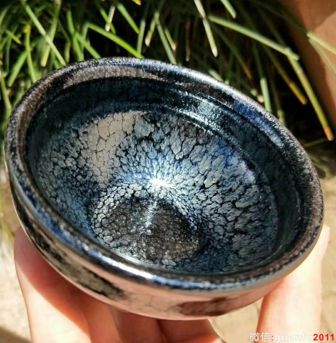 建盞三大泰斗之一【孫建興】老師 國家級非物質(zhì)文化遺產(chǎn)代表性傳承人 收藏系列 早期云油滴·極品