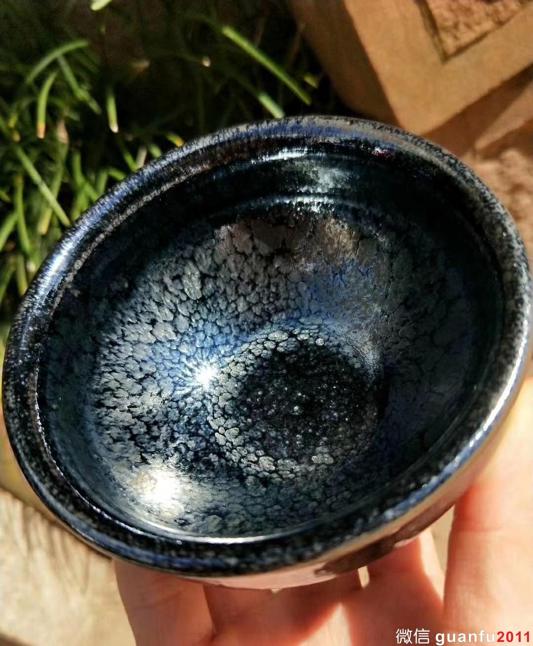 建盞三大泰斗之一【孫建興】老師 國家級非物質(zhì)文化遺產(chǎn)代表性傳承人 收藏系列 早期云油滴·極品