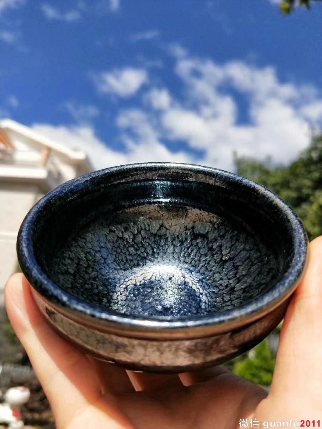 建盞三大泰斗之一【孫建興】老師 國家級非物質(zhì)文化遺產(chǎn)代表性傳承人 收藏系列 早期云油滴·極品