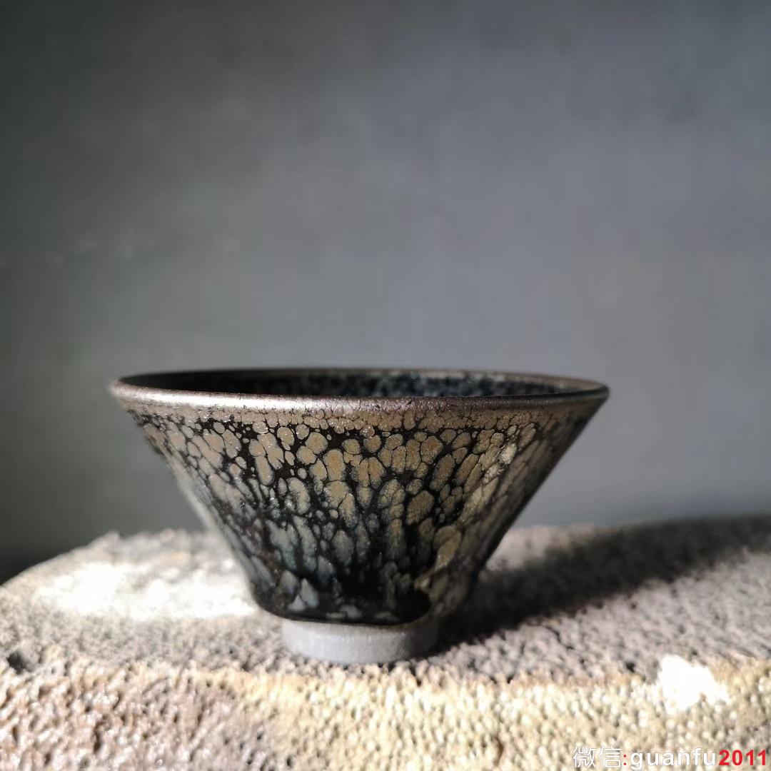 清風(fēng)建盞 陳乃文老師 千般蓮 尺寸8.9/4.9