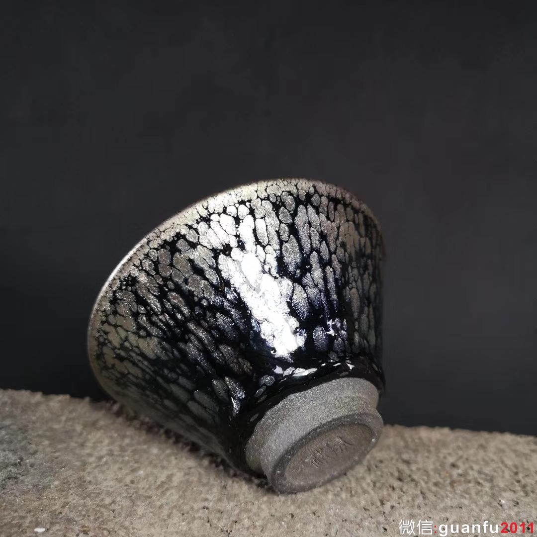 清風(fēng)建盞 陳乃文老師 千般蓮 尺寸8.9/4.9