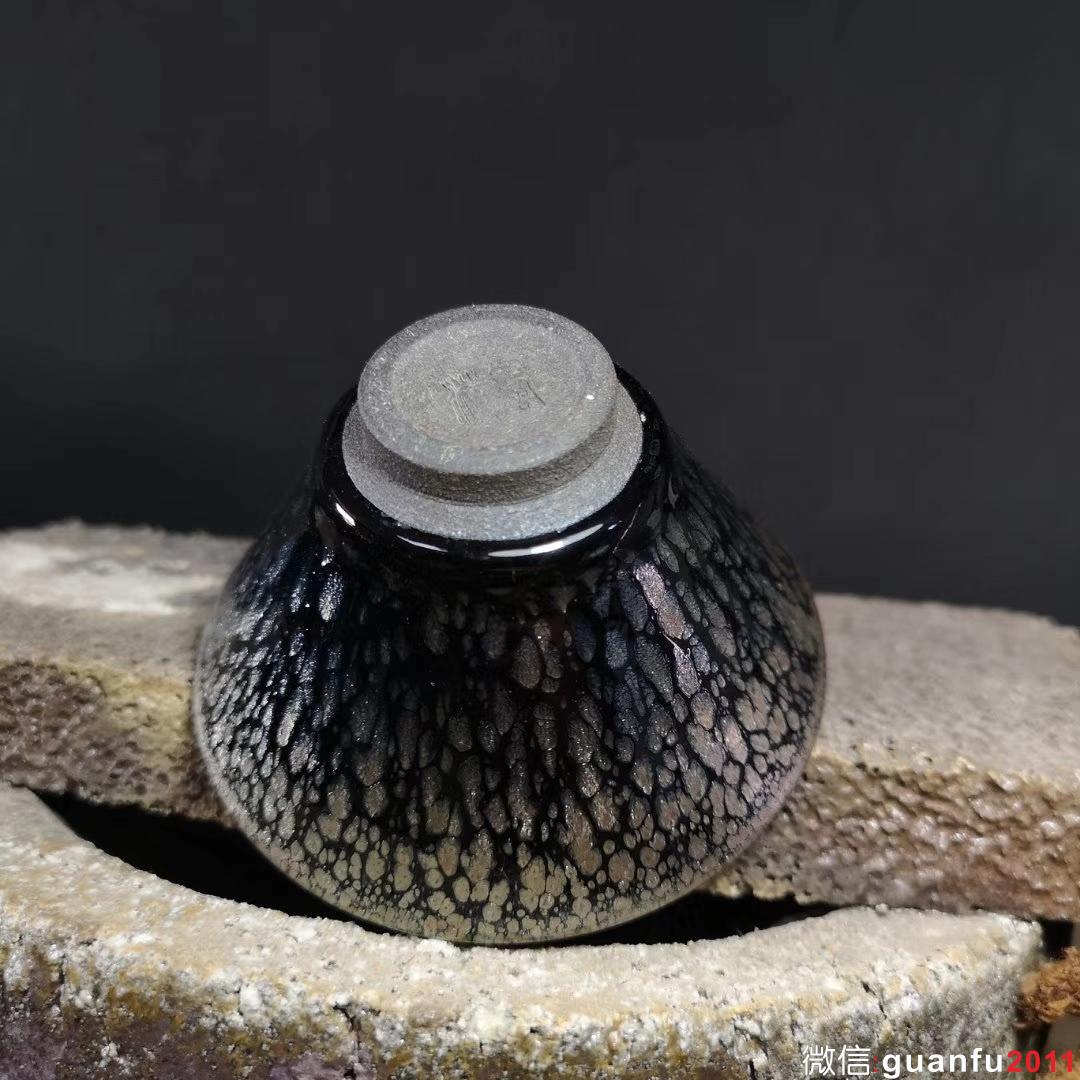 清風(fēng)建盞 陳乃文老師 千般蓮 尺寸8.9/4.9