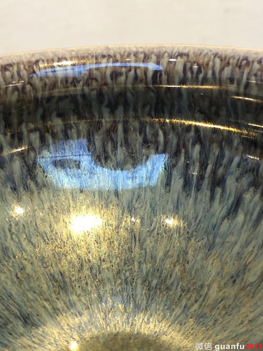 范澤鋒老師 紫玉金絲 紫砂胎 口徑：9.5