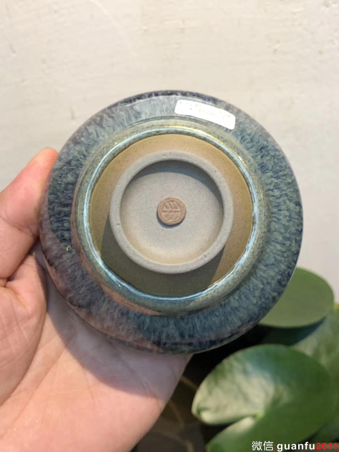 范澤鋒老師 紫玉金絲 紫砂胎 口徑：9.5