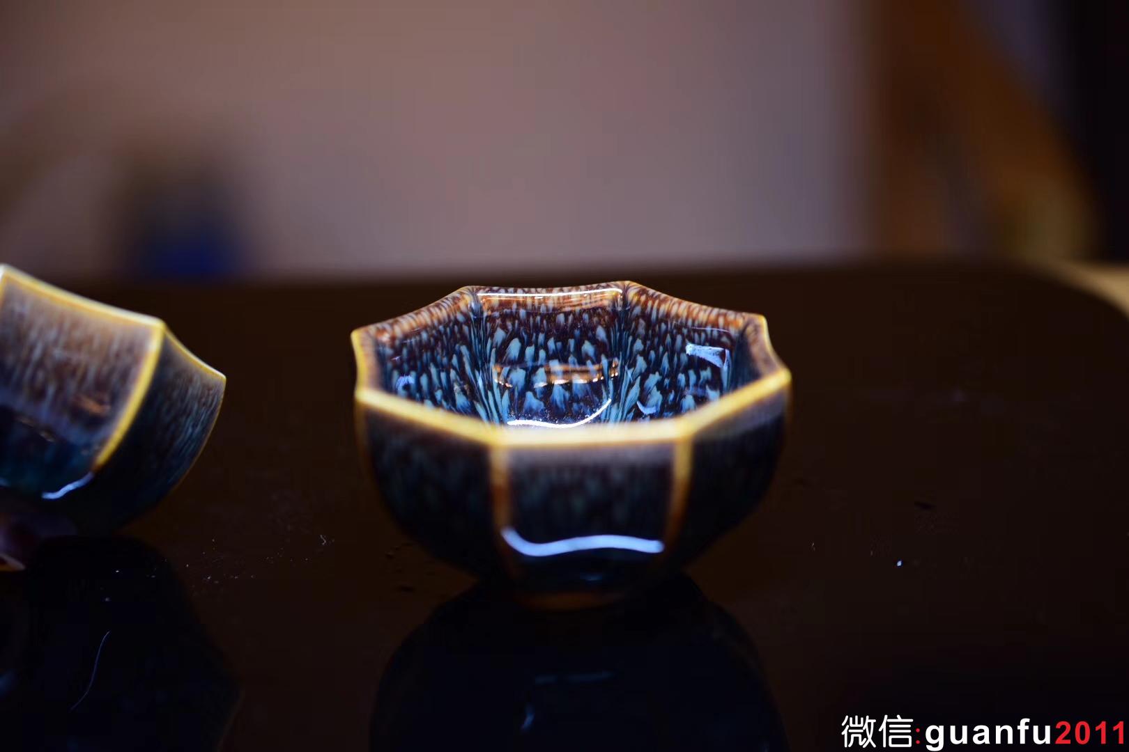 【莊子八則】星月盞 范澤鋒制 口徑:8公分高5公分