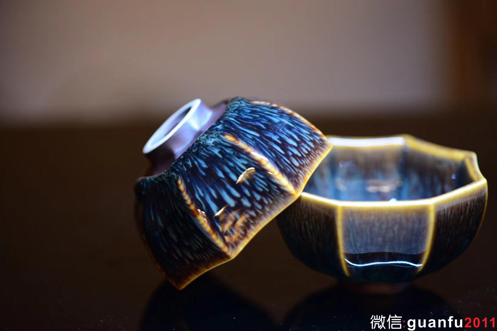 【莊子八則】星月盞 范澤鋒制 口徑:8公分高5公分