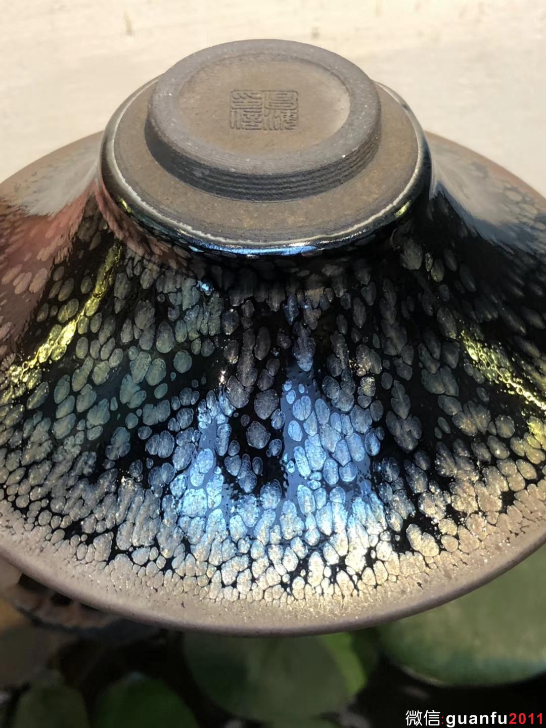 李昌海老師作品 大器 鷓鴣斑  斗笠型 口徑：15.5高：6