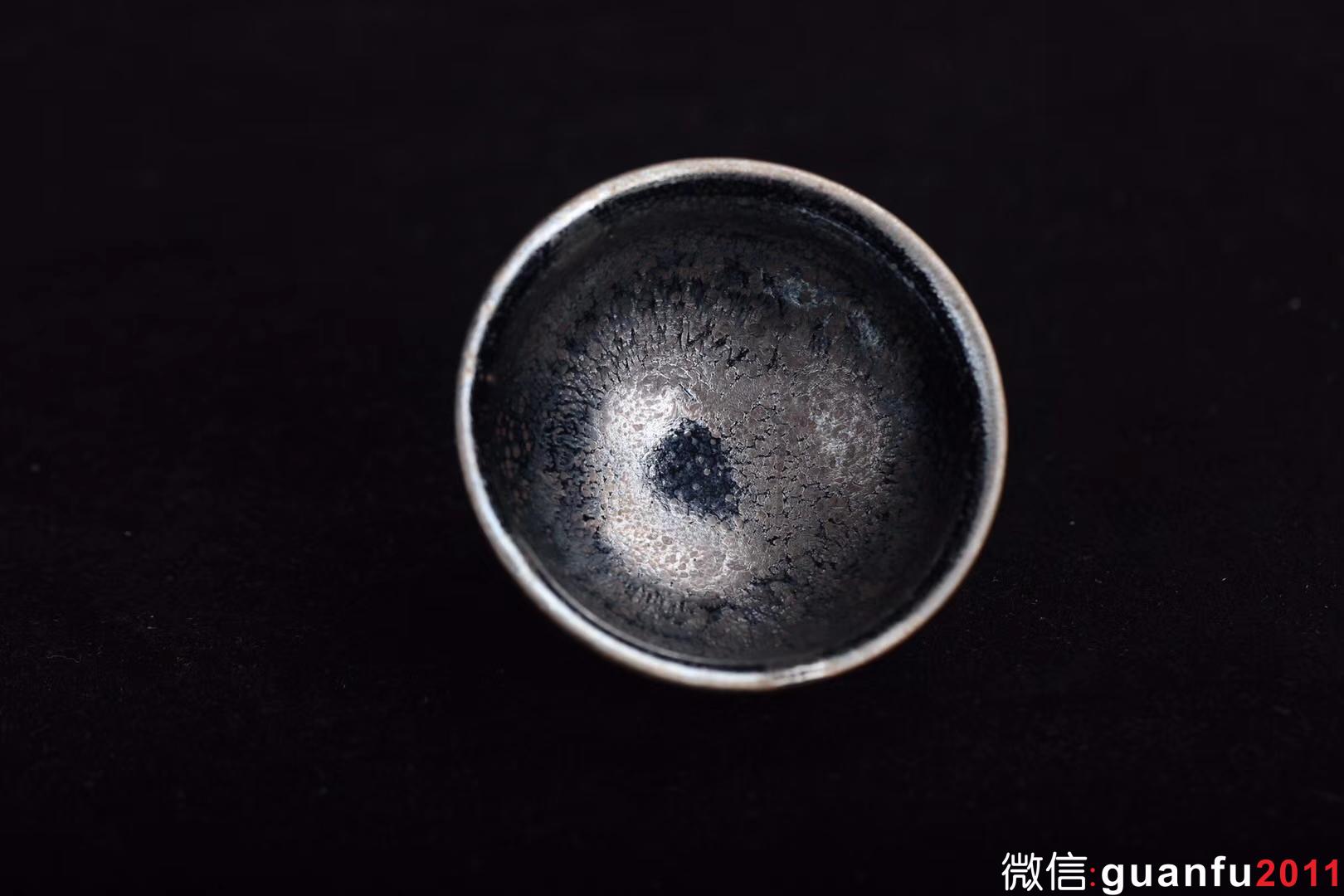 孫建興早期油滴束口盞7.8口徑