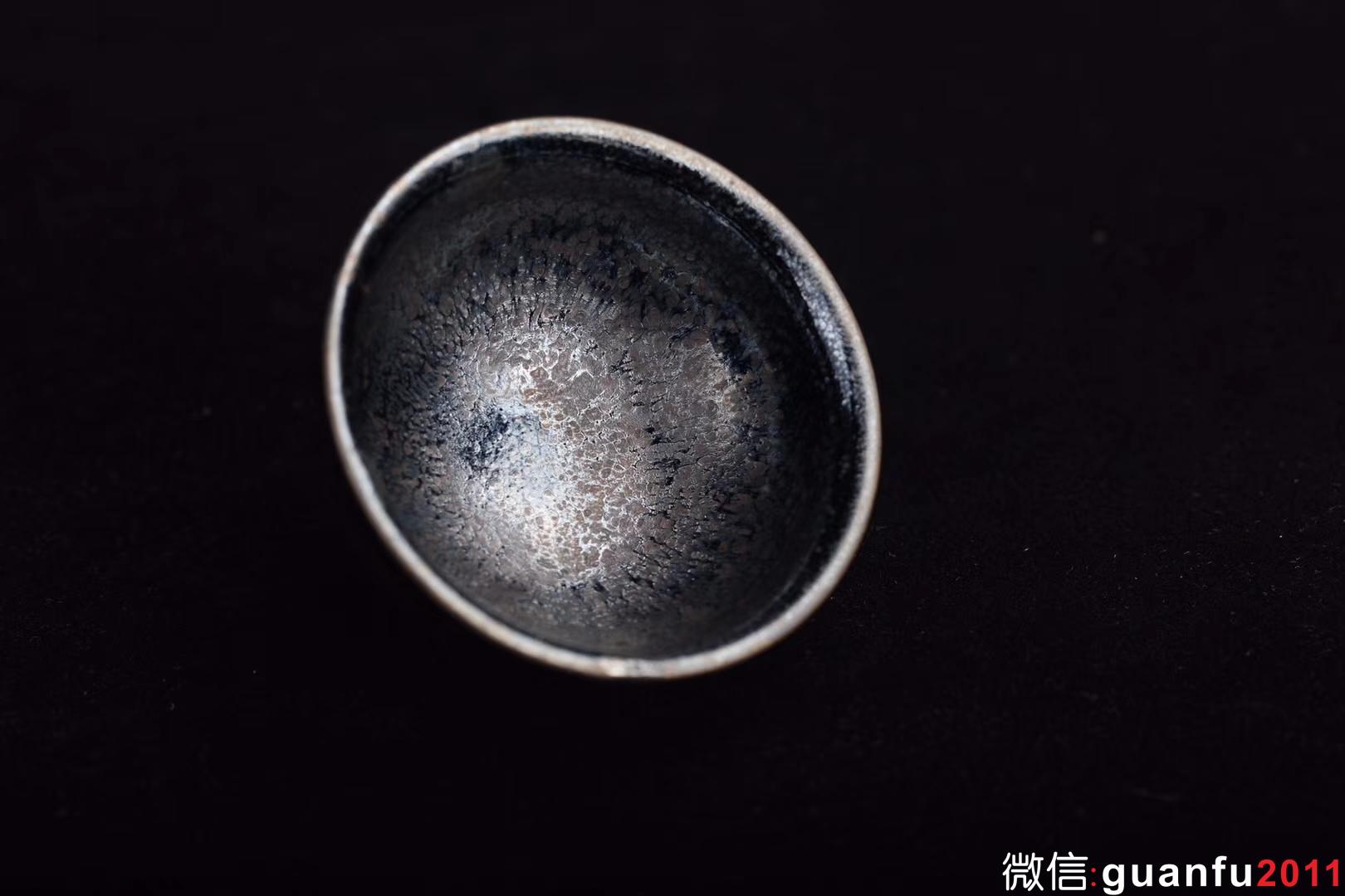 孫建興早期油滴束口盞7.8口徑