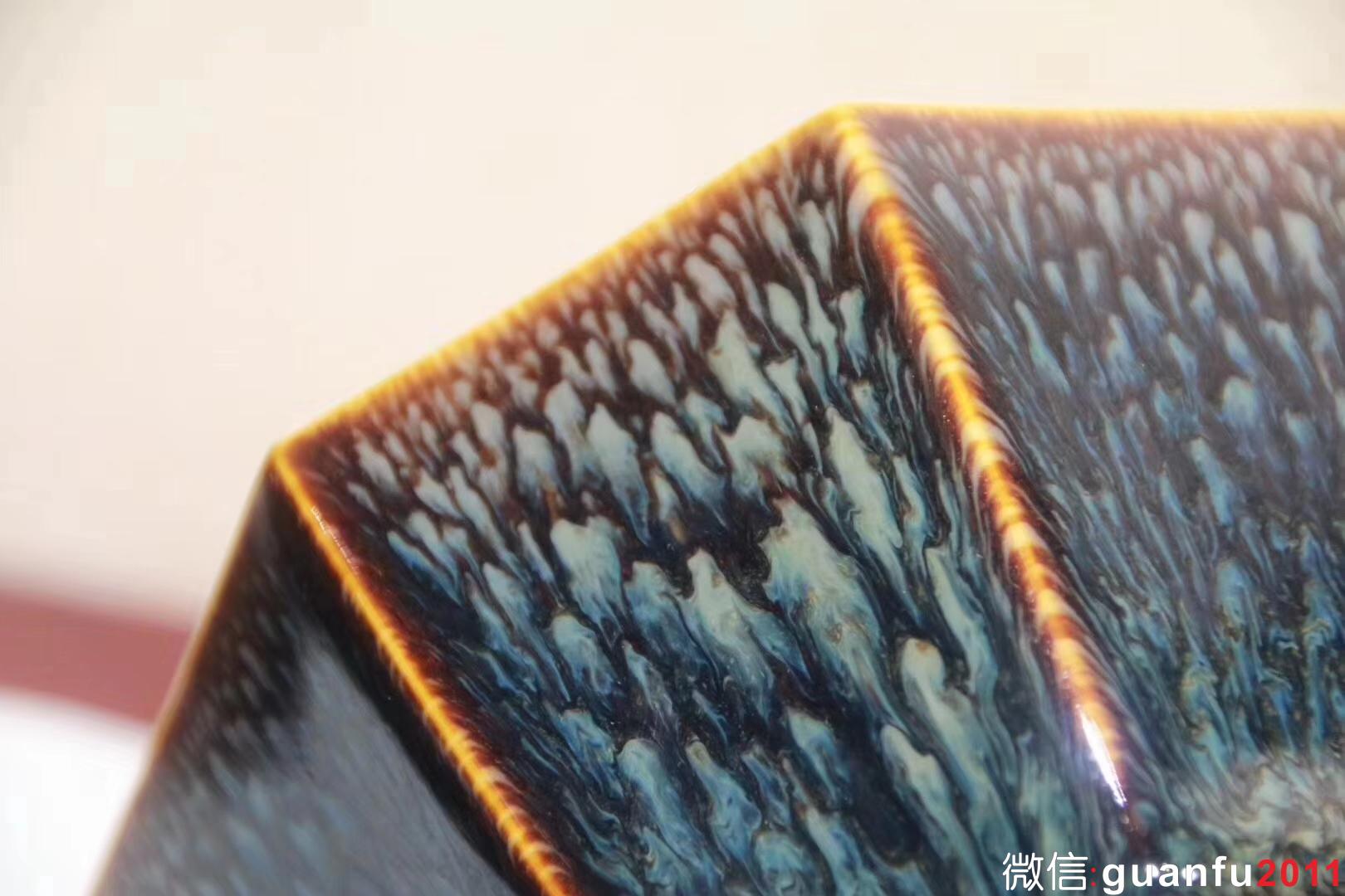 八面玲瓏-范澤鋒制 無暇精品獨(dú)特釉滴 釉滴的美是自然流入 9.7*6.7公分