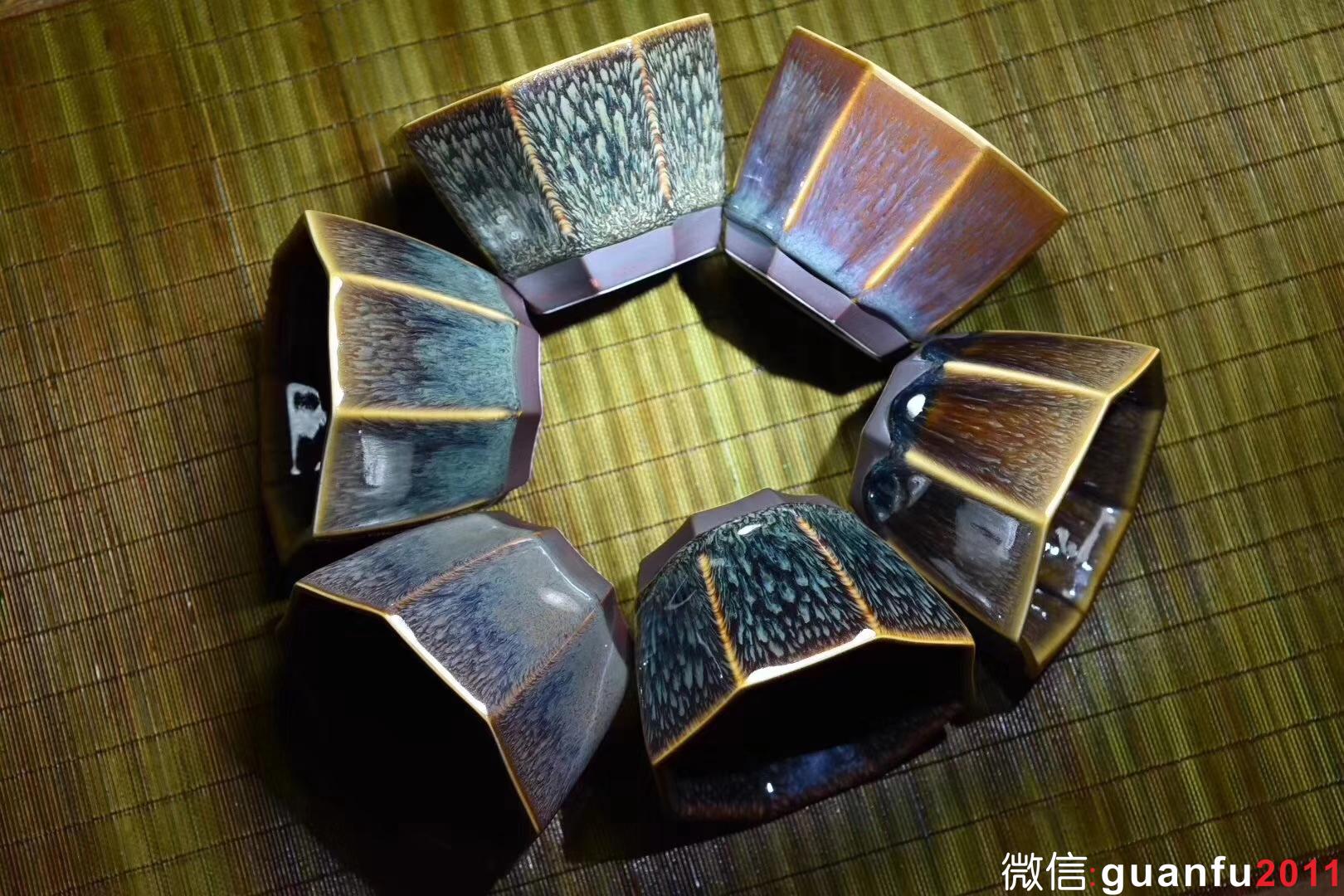 大國工匠 范澤鋒老師 【漢風(fēng)八韻】   六種不同釉面   六色收藏