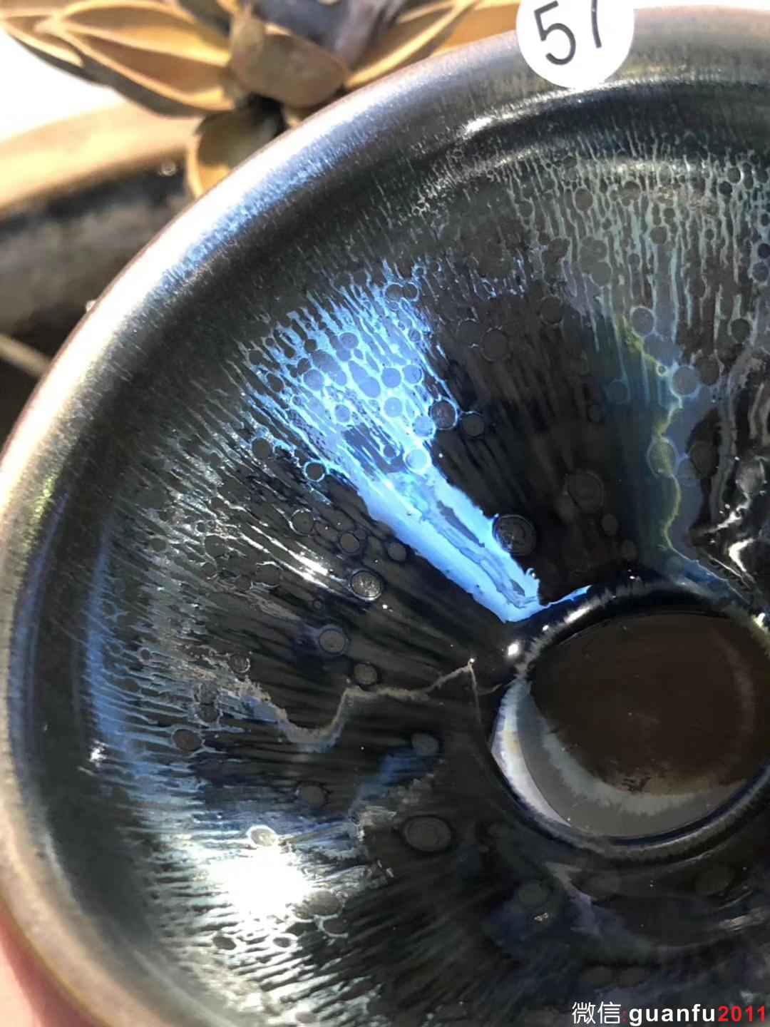 吳立主老師 曜變 束口 口徑：9高：6