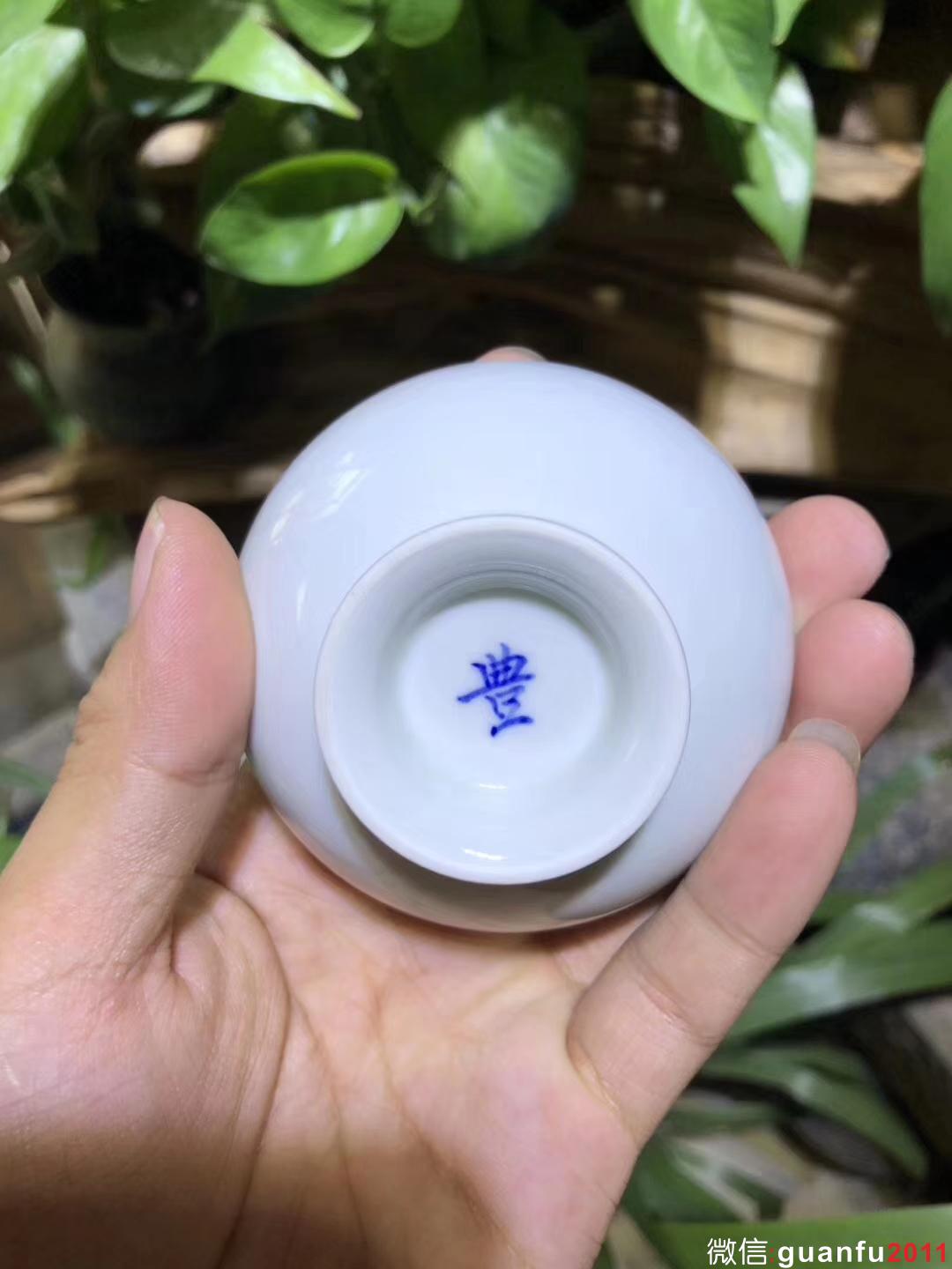 青瓷刻金釉  范澤鋒老師制  超薄胎