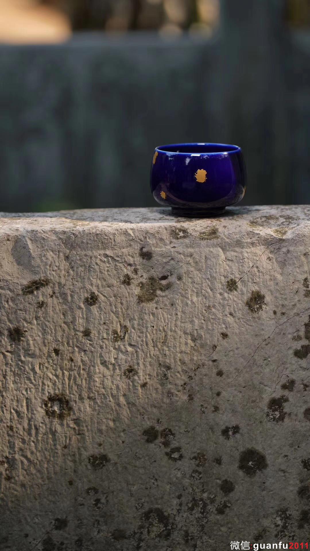 《藍寶國王系列》 【藍寶皇后】:范澤鋒制 口徑:8.8公分高5.5公分