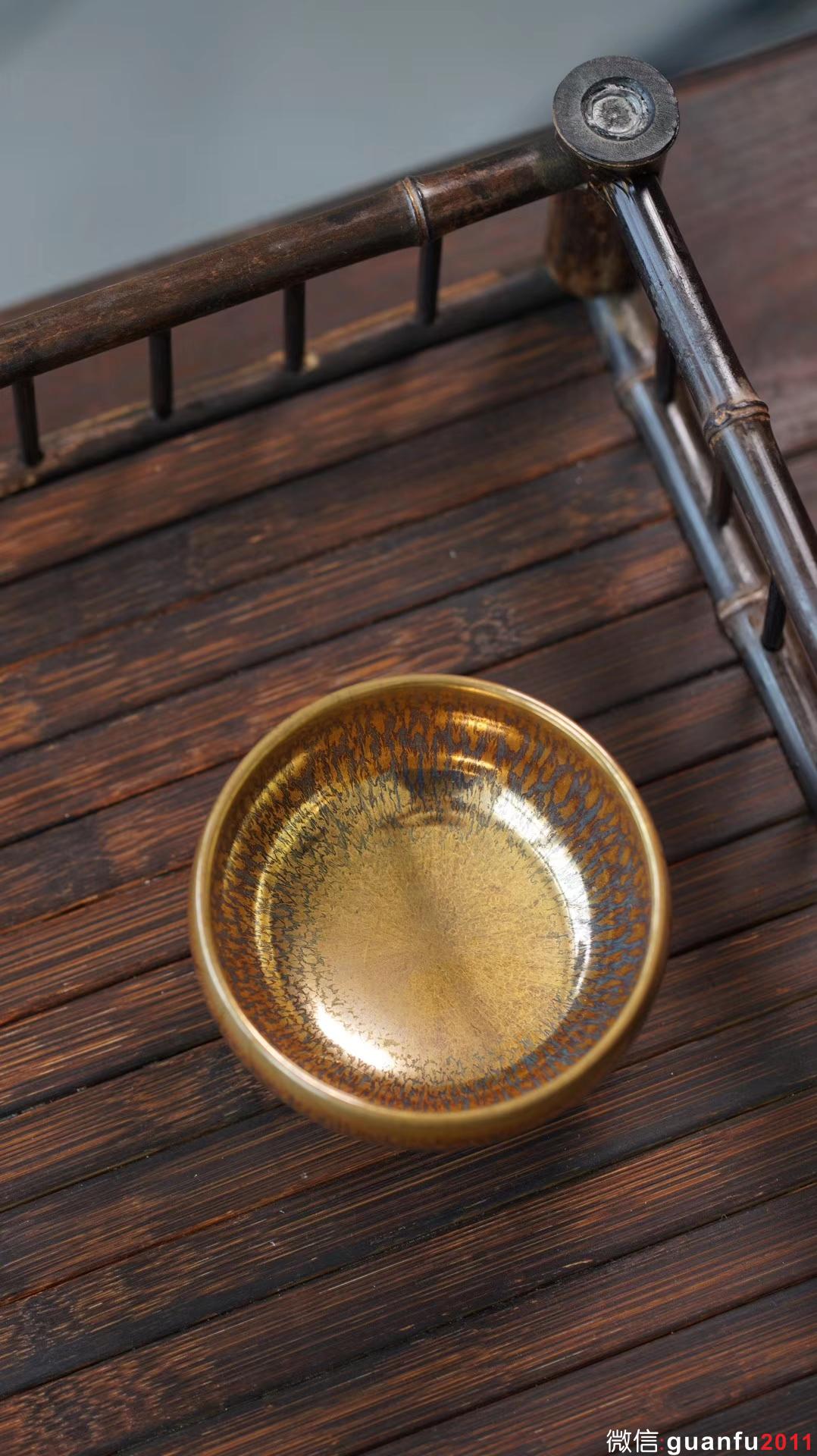 范澤鋒研究員級(jí)高級(jí)工藝美術(shù)大師 金絲玉毫 柿圓型口徑:9～9.5公分高5公分