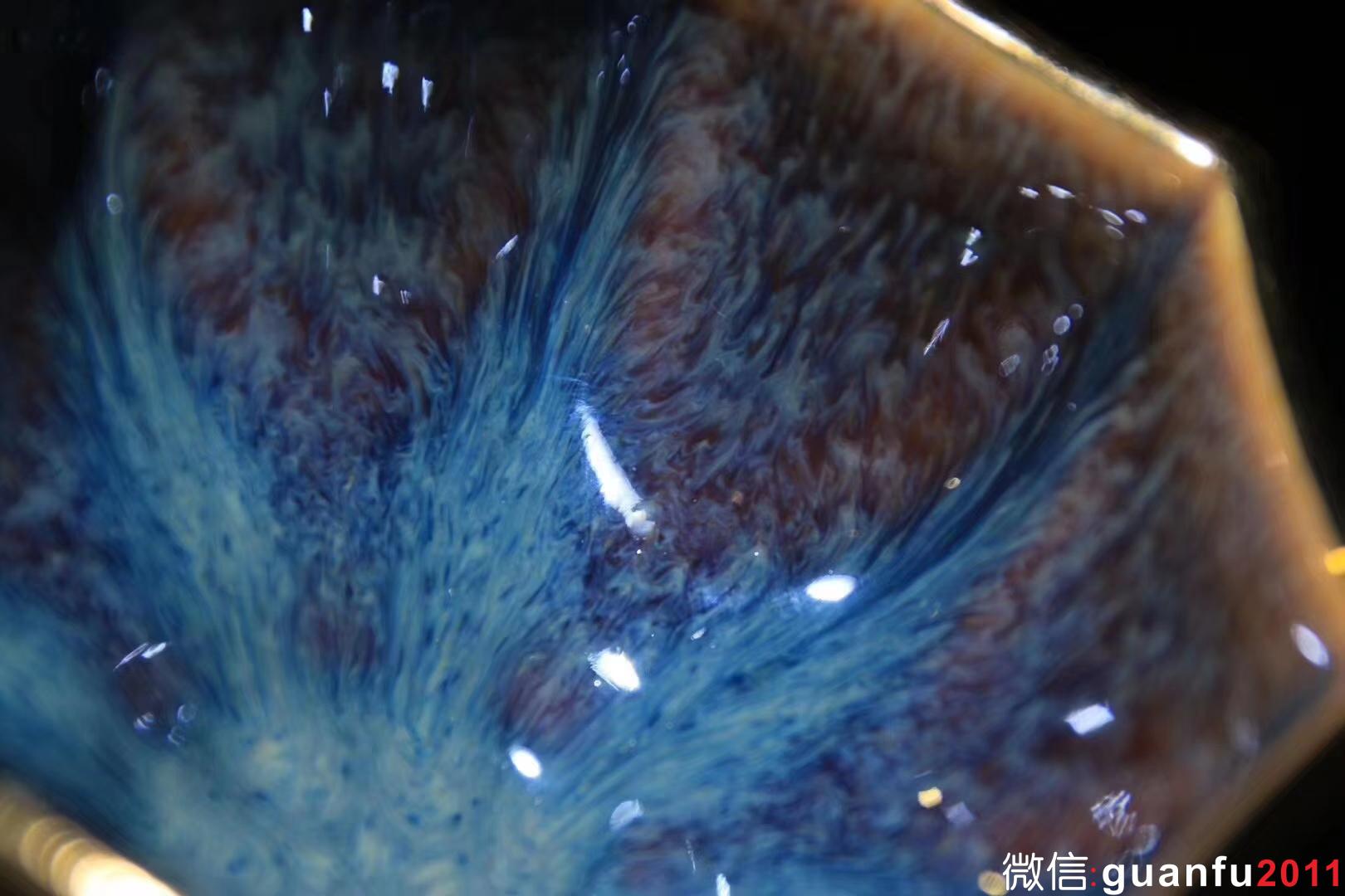 【莊子八則】星月盞 描金口 范澤鋒制 口徑:8.6公分高4.5公分