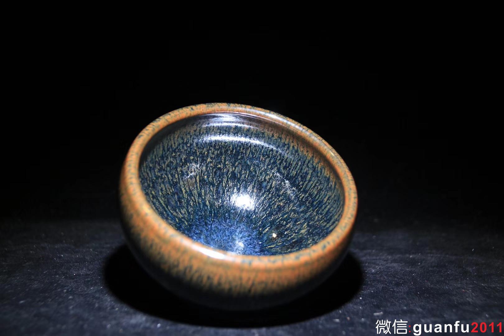 郭明慶老師 秘色藍(lán)毫 8.5 x 5.5 cm