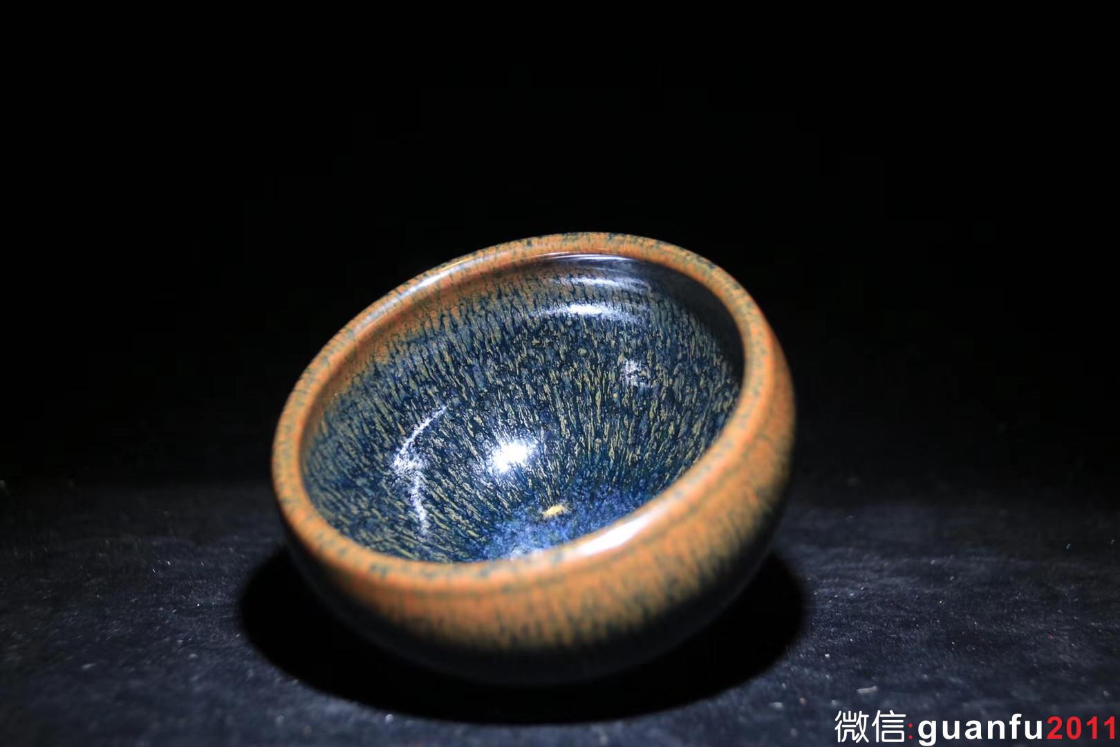 郭明慶老師 秘色藍(lán)毫 8.5 x 5.5 cm
