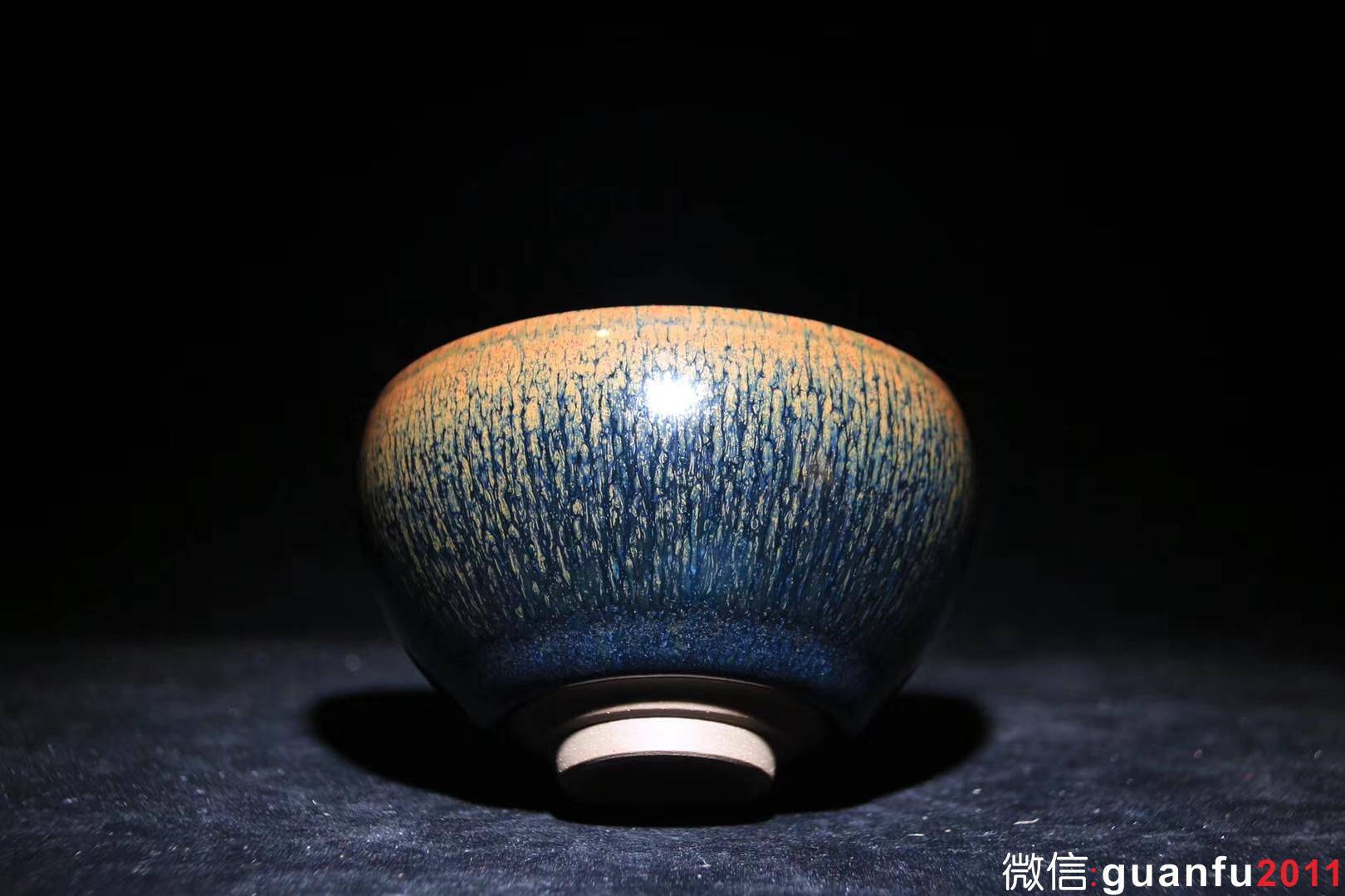 郭明慶老師 秘色藍(lán)毫 8.5 x 5.5 cm