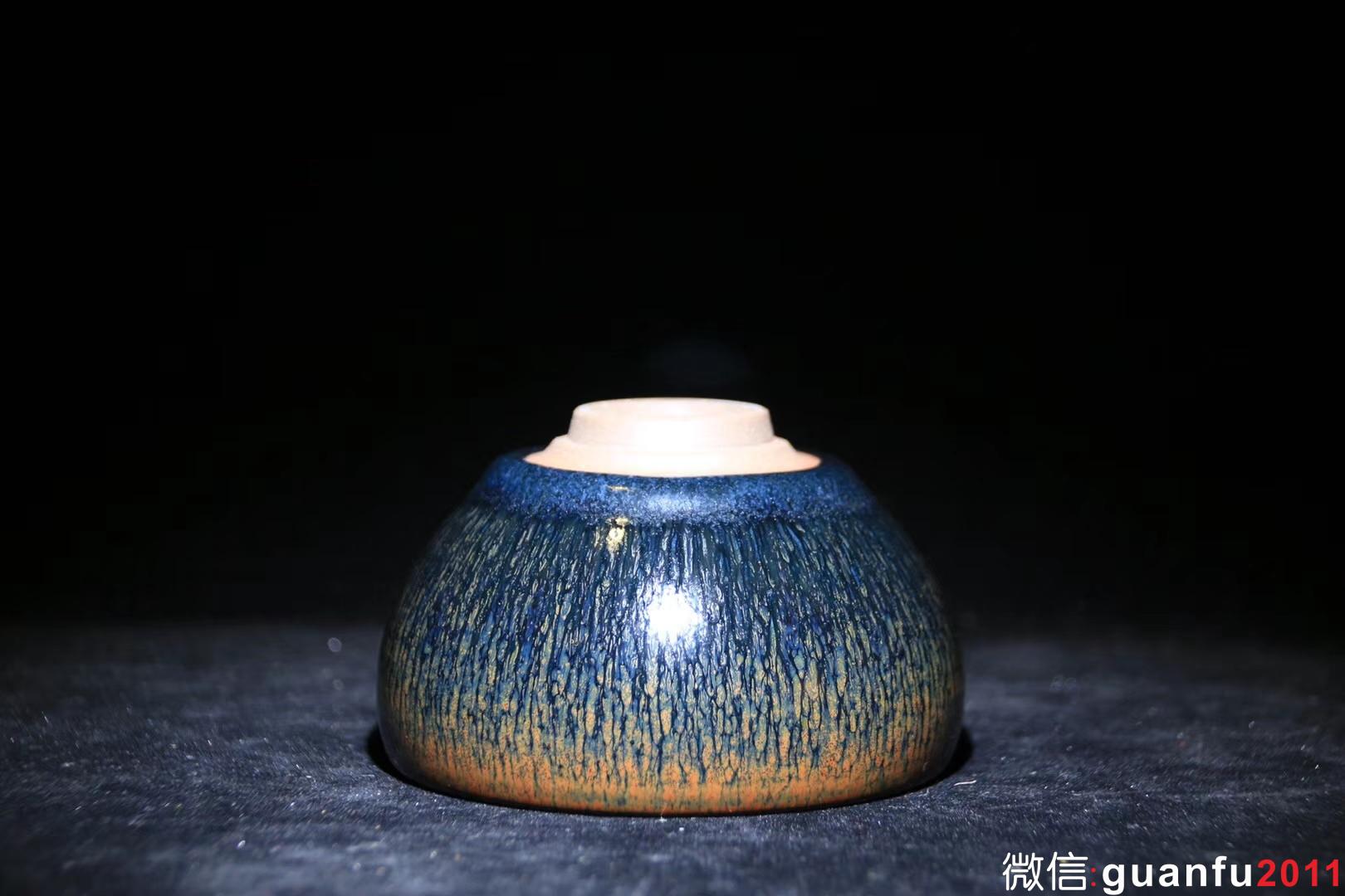 郭明慶老師 秘色藍(lán)毫 8.5 x 5.5 cm