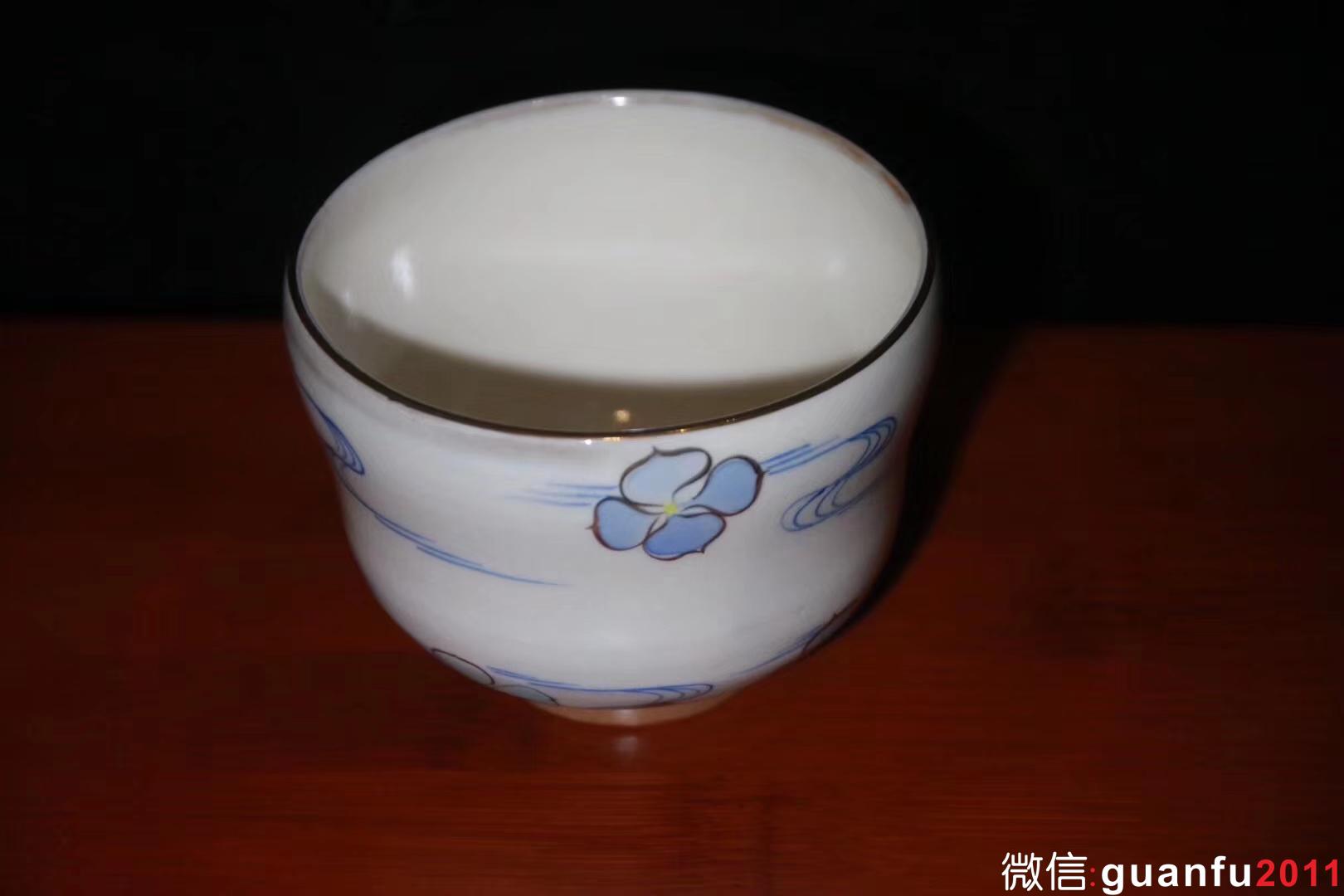 水出勝老師 粉引對杯