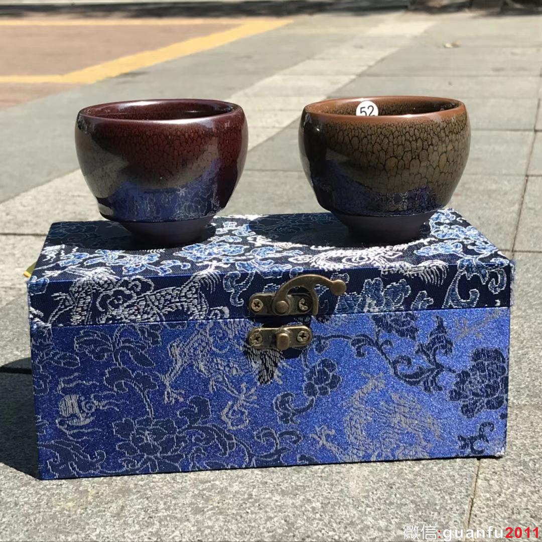 陳大鵬師傅 鷓鴣斑對杯