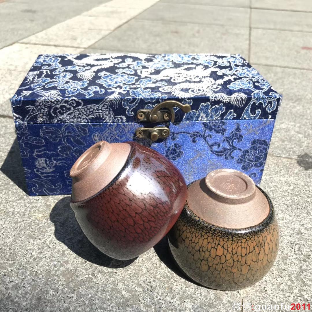 陳大鵬師傅 鷓鴣斑對杯