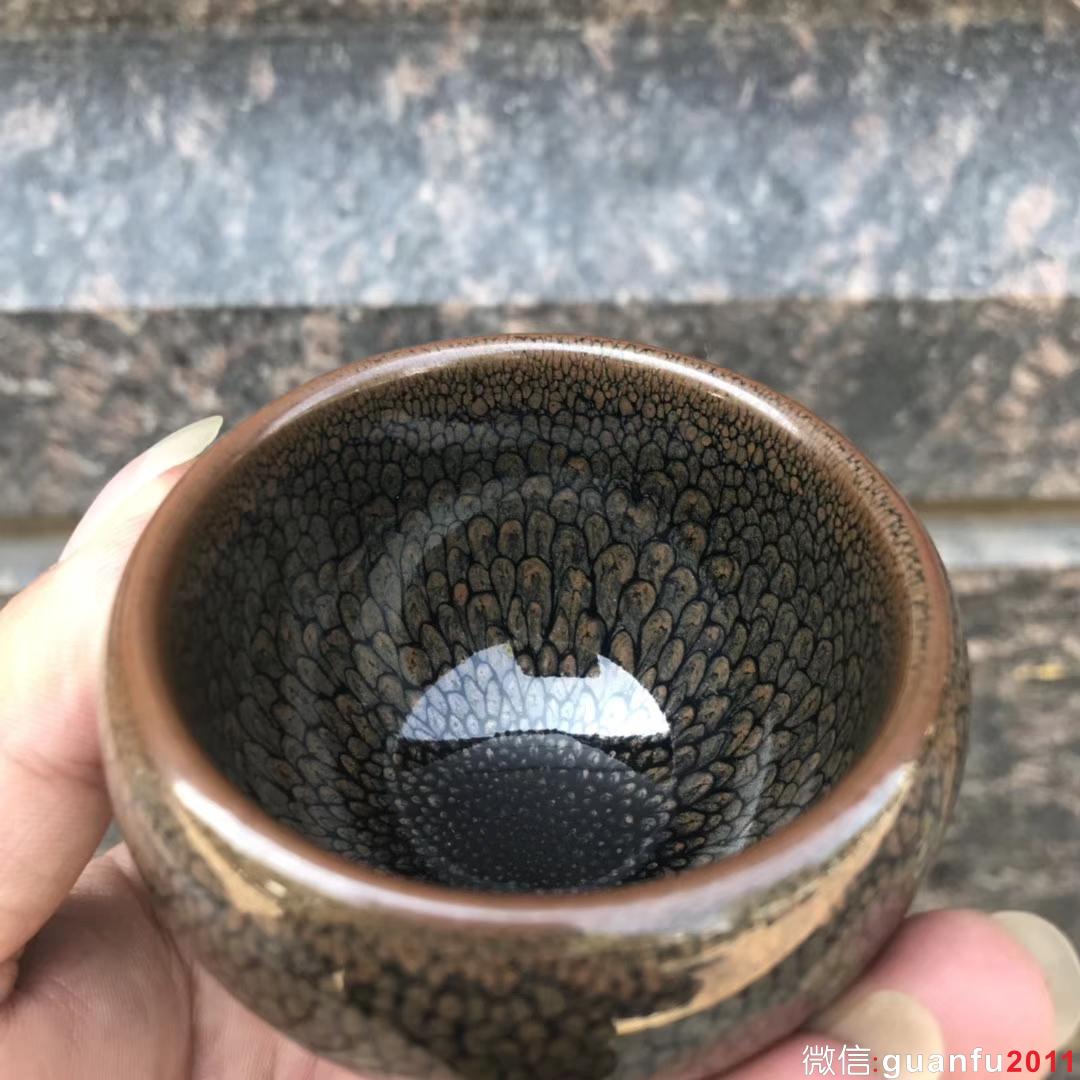 陳大鵬老師作品:鷓鴣斑、蛋杯，完美無瑕精品。