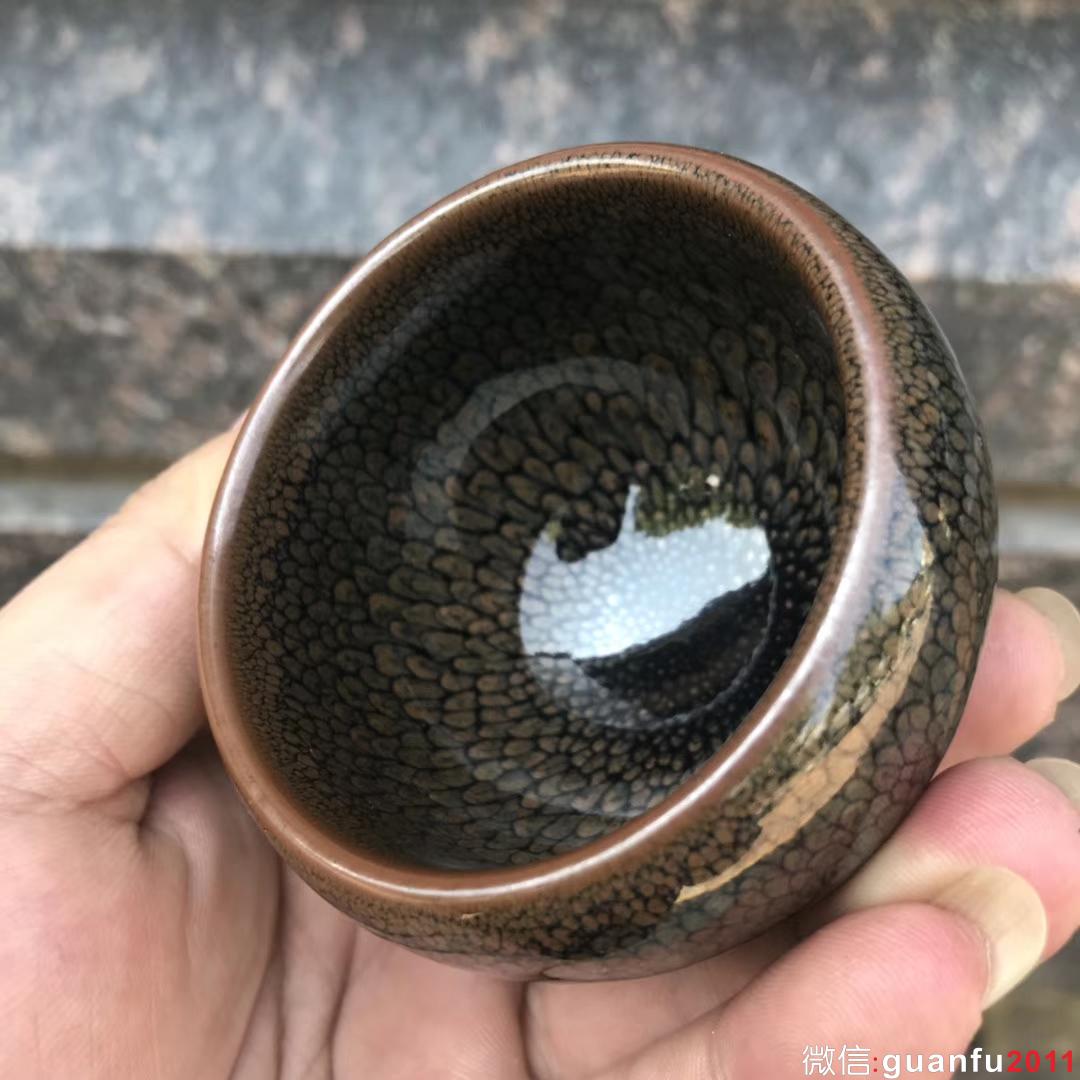 陳大鵬老師作品:鷓鴣斑、蛋杯，完美無瑕精品。