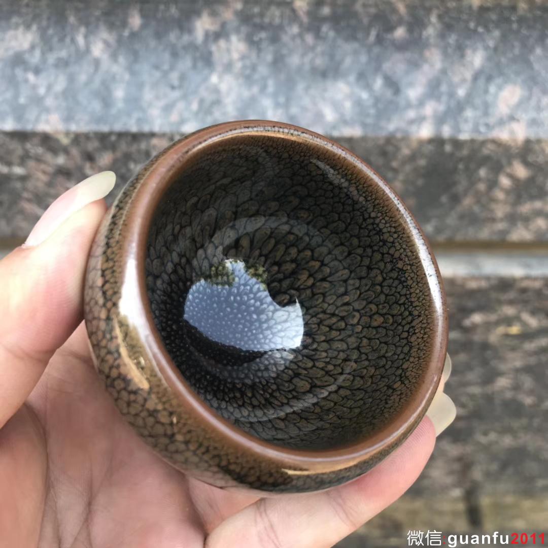 陳大鵬老師作品:鷓鴣斑、蛋杯，完美無瑕精品。