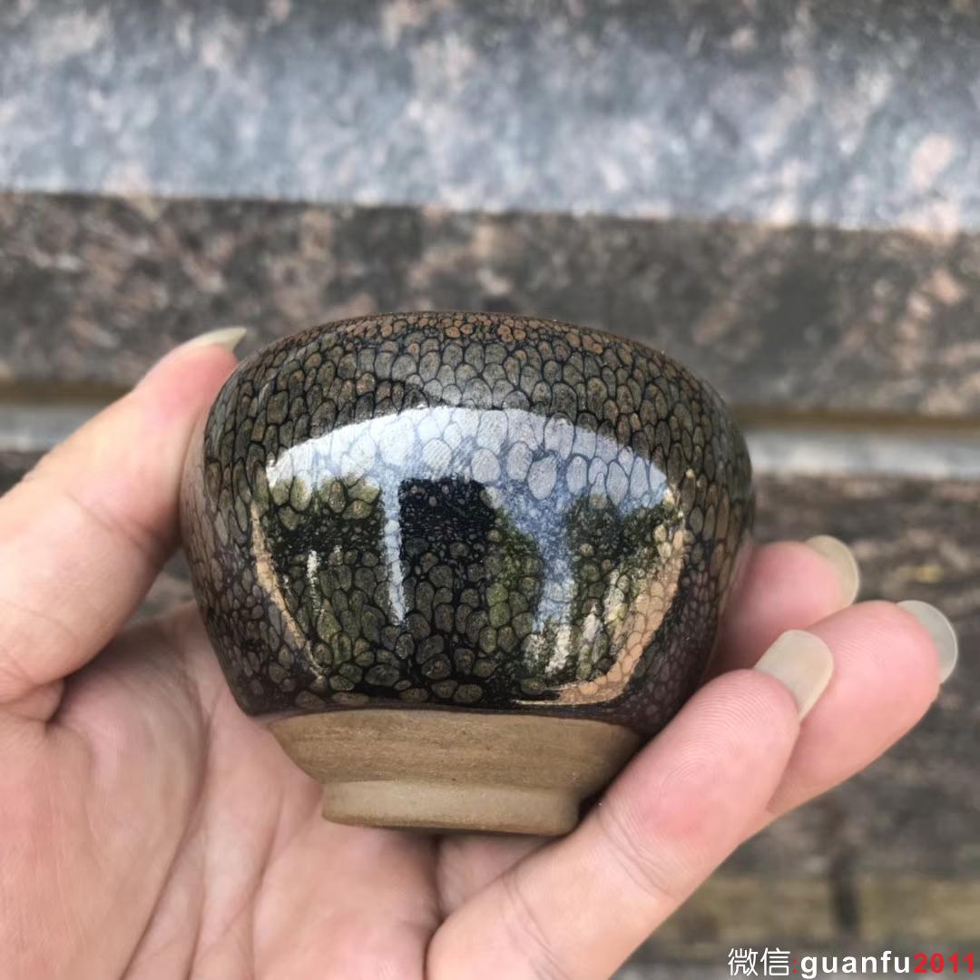 陳大鵬老師作品:鷓鴣斑、蛋杯，完美無瑕精品。