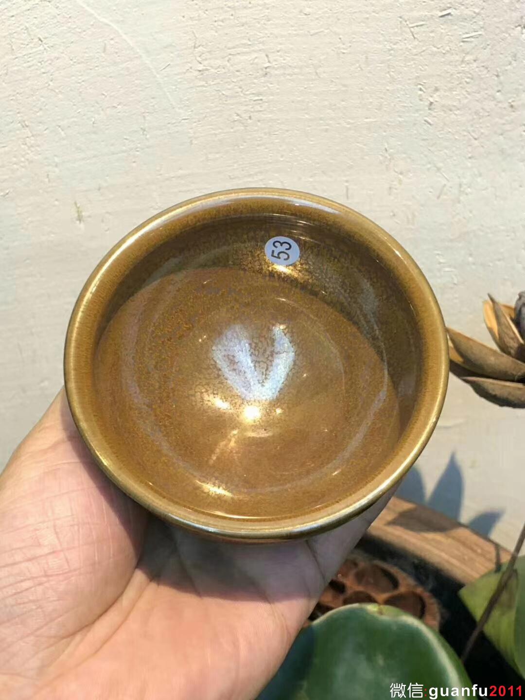 范澤鋒老師：星月盞 （金絲玉毫）（瓷胎） （紫砂眙） 口：9高：5 全稱“國(guó)家級(jí)研究員級(jí)高級(jí)工藝美術(shù)師”