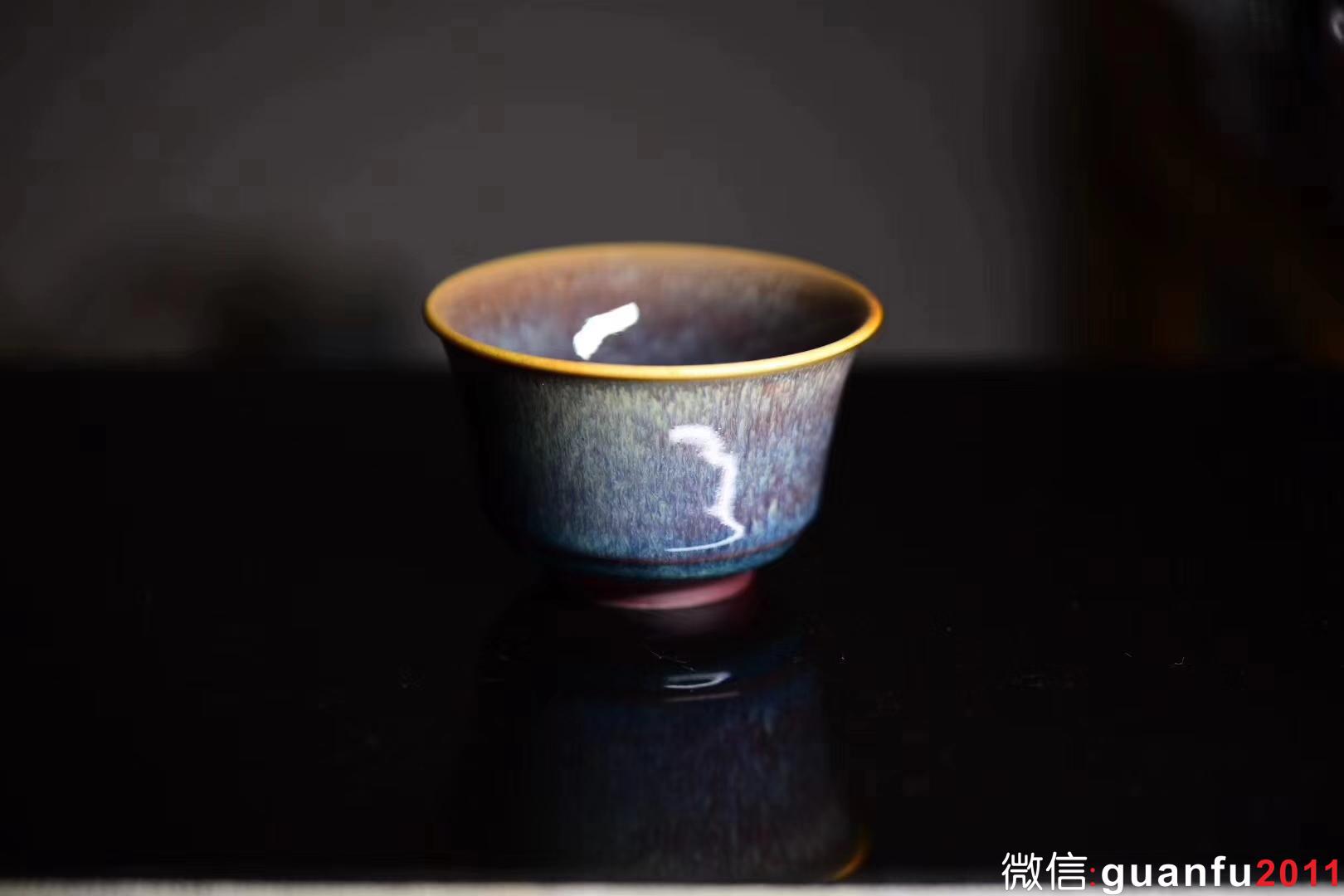 范澤鋒老師：星月盞 夢之藍 口徑:9高：5