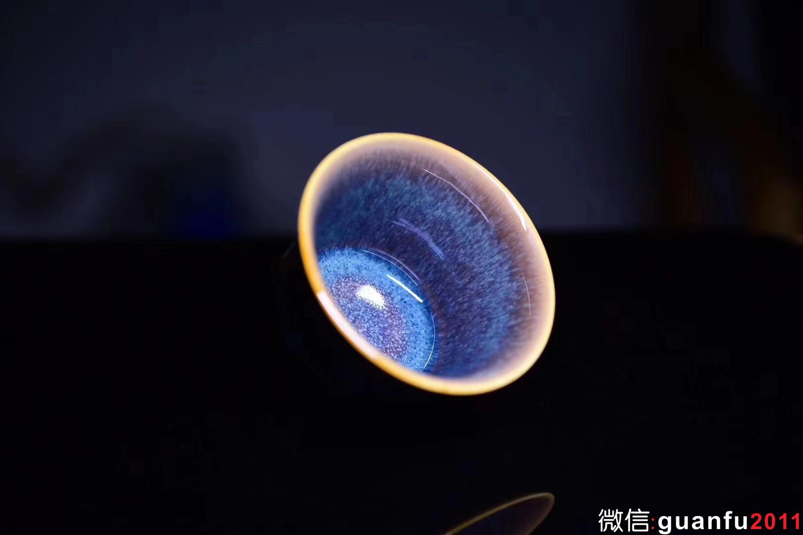 范澤鋒老師：星月盞 夢之藍 口徑:9高：5