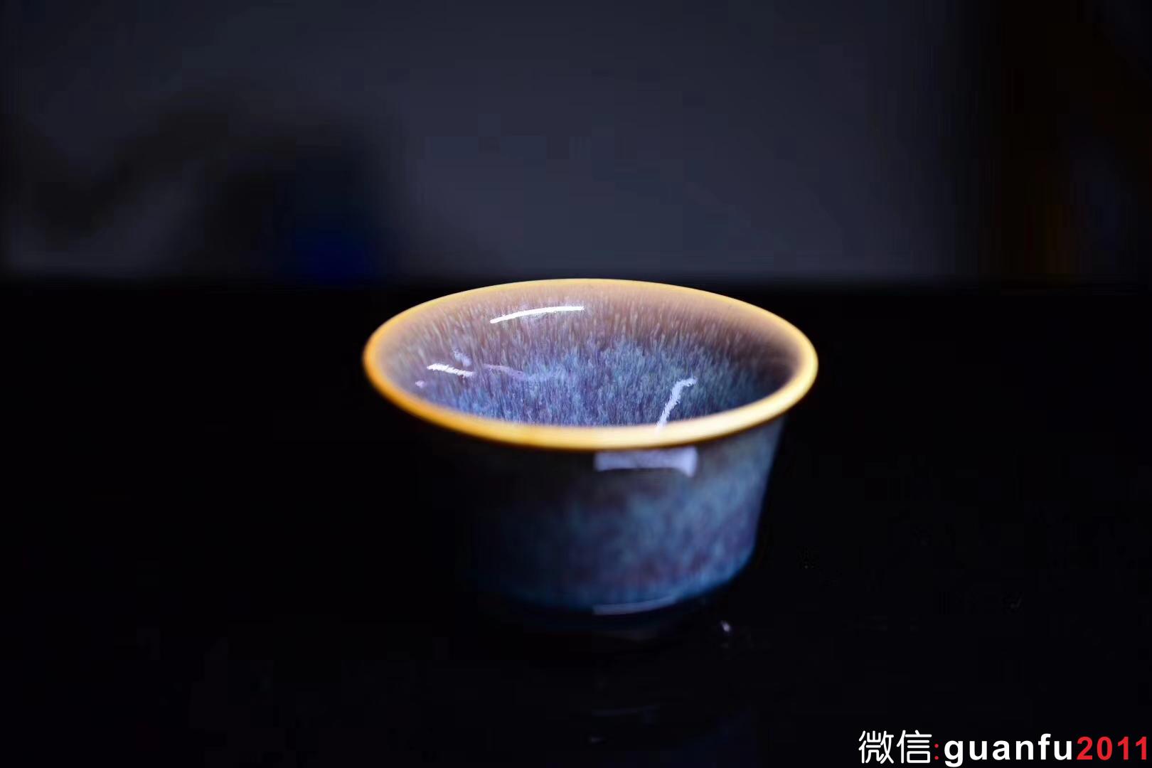 范澤鋒老師：星月盞 夢之藍 口徑:9高：5