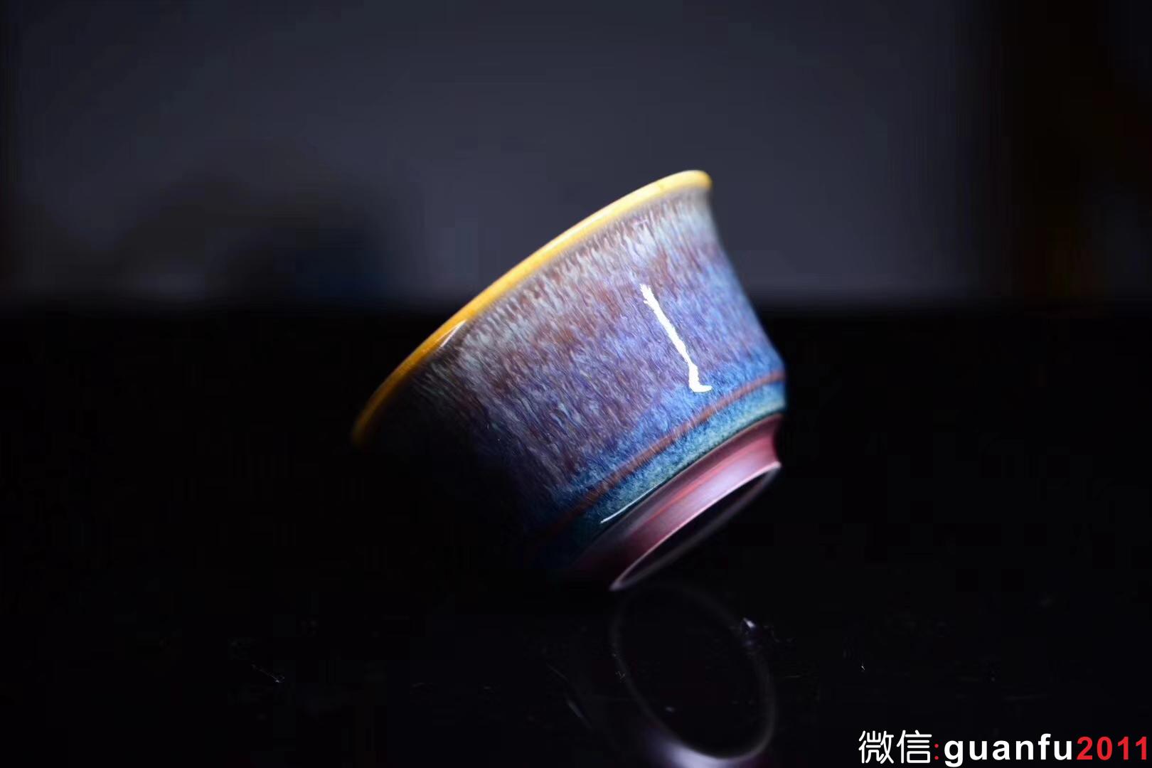 范澤鋒老師：星月盞 夢之藍 口徑:9高：5