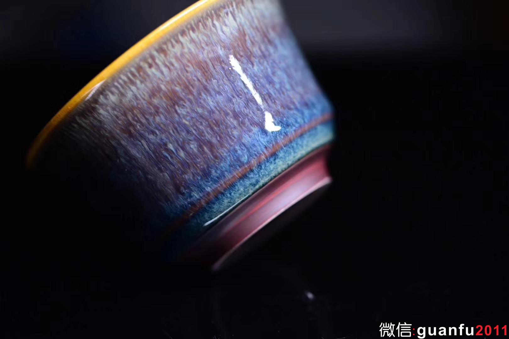 范澤鋒老師：星月盞 夢之藍 口徑:9高：5