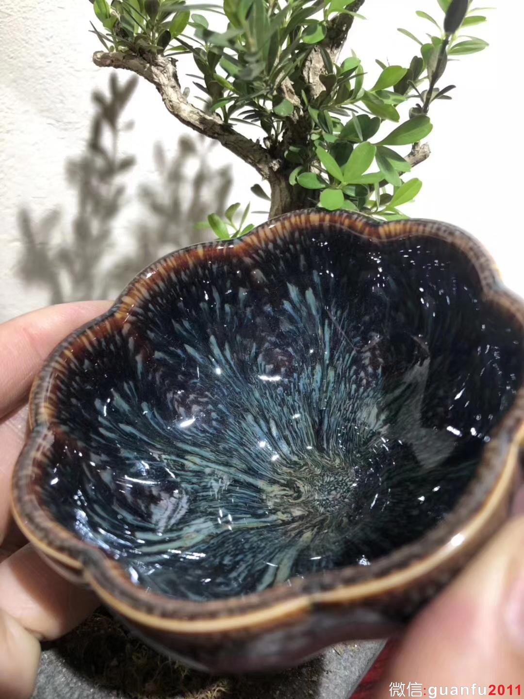 作者：范澤鋒老師作品：【盈珠】 口徑：8.8cm*5cm手捧如花  器型與斑紋的完美演繹