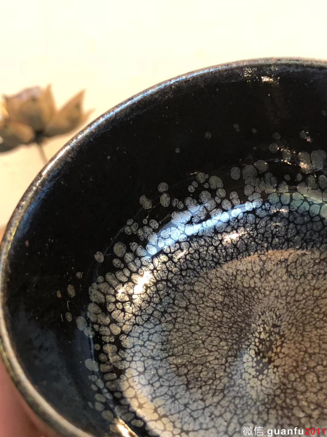 華御 陳春華老師 黑釉油滴 古樸而典雅，幽玄而深邃。