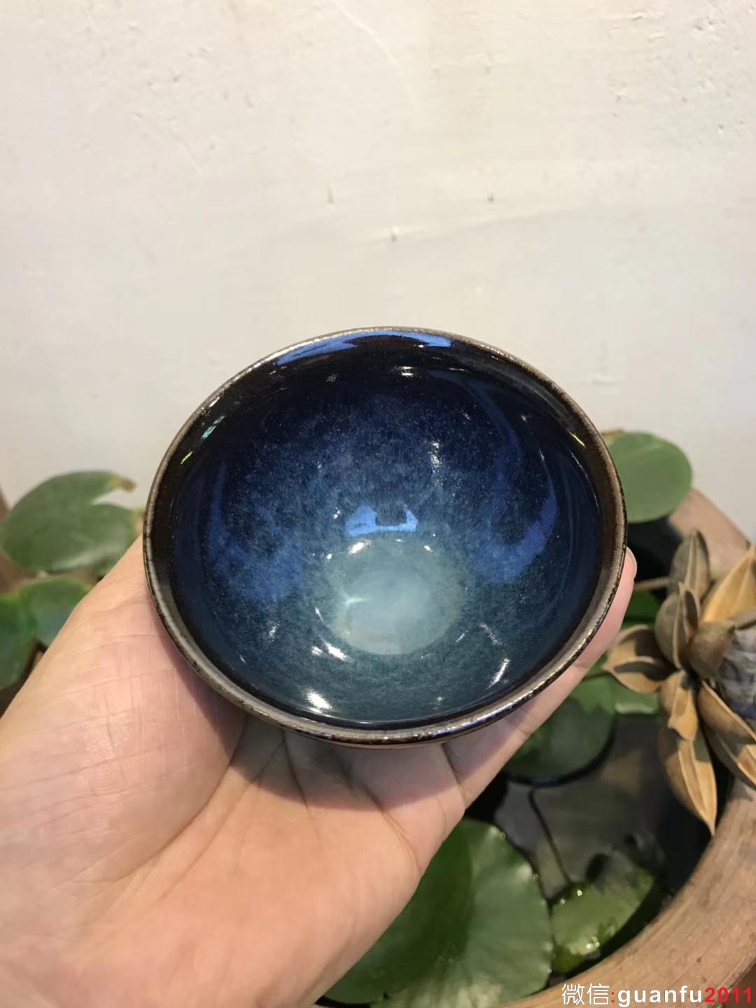 國大師 孫建興老師 烏金藍 茶盞