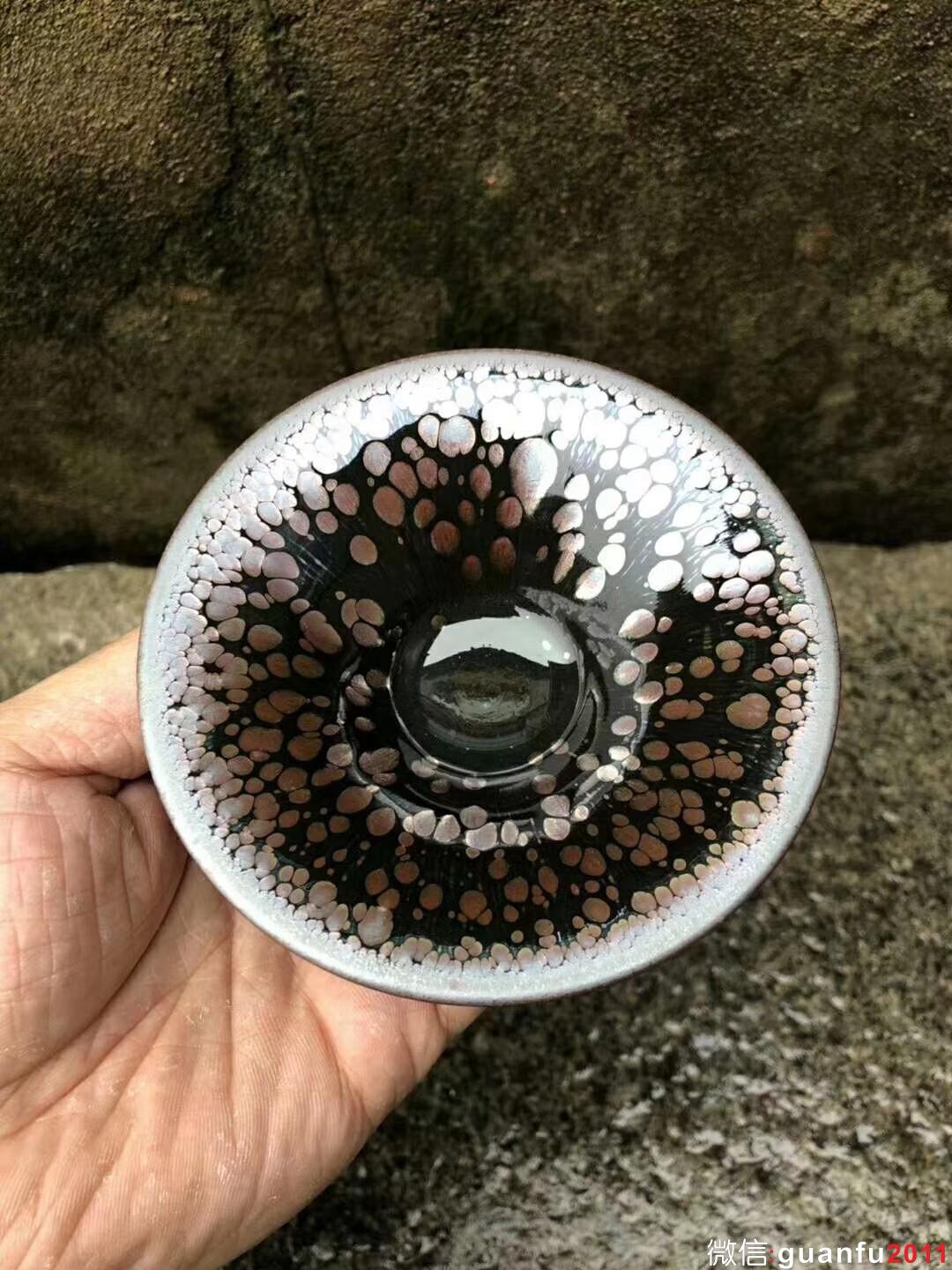 （蓮初） 李盞工坊 李昌海老師作品 （蓮初）鷓鴣斑  10.5（斗笠）