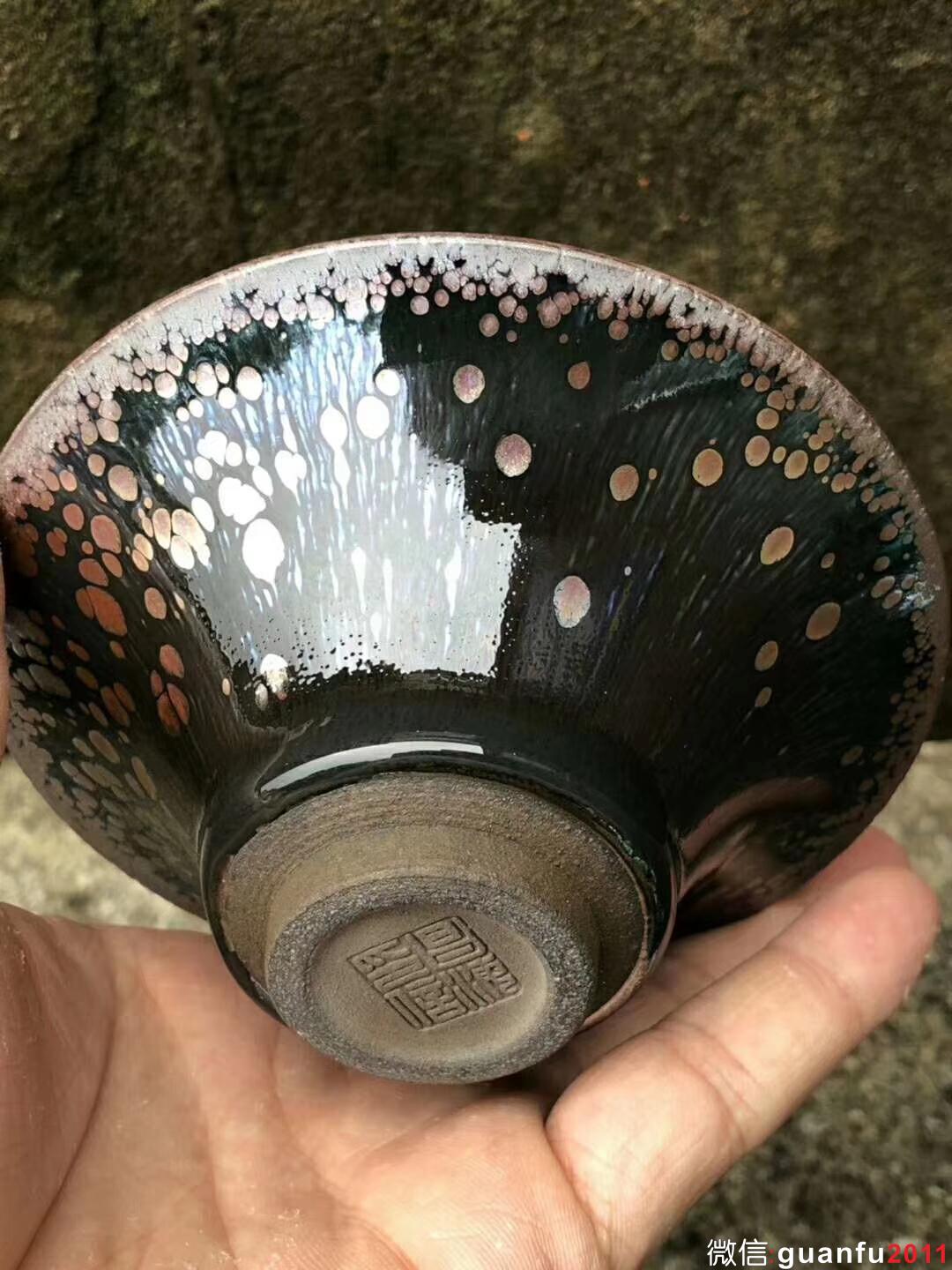 （蓮初） 李盞工坊 李昌海老師作品 （蓮初）鷓鴣斑  10.5（斗笠）